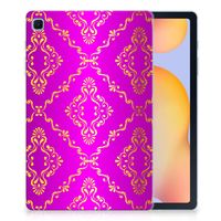 TPU Case Samsung Galaxy Tab S6 Lite | S6 Lite (2022) Barok Roze - thumbnail