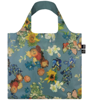 Loqi Bag Van Gogh 50th Anniversaire Bouquet Flower Pattern Blue