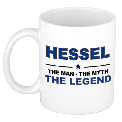 Hessel cadeau mok - man myth legend - naam koffiemok - 300 ml - collega - vaderdag Hessel cadeau mok - man myth legend - naam koffiemok - 300 ml - collega - vaderdag