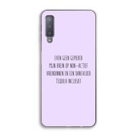Tequila: Samsung Galaxy A7 (2018) Transparant Hoesje