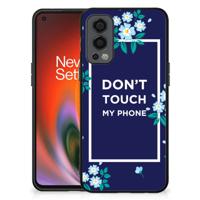 OnePlus Nord 2 | Telefoon Hoesje | Flowers Blue DTMP