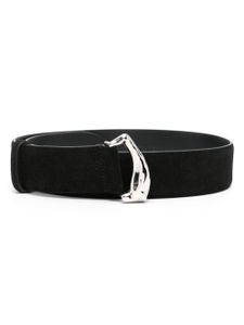 Alberta Ferretti ceinture en daim - Noir