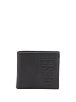 Diesel portefeuille Dsl 3D Bi-Fold Coin S en cuir - Noir