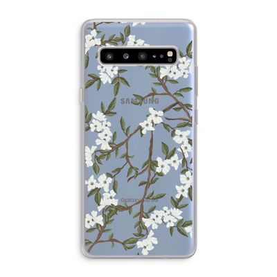 Blossoming spring: Samsung Galaxy S10 5G Transparant Hoesje