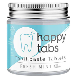 Tandpasta Tabletten - Happy Tabs Fresh Mint (Met Fluoride)