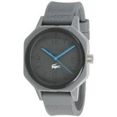 Lacoste horlogeband 2010692 / LC-70-1-47-2430 Silicoon Grijs 20mm