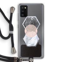 Creatieve toets: Samsung Galaxy A41 Transparant Hoesje met koord