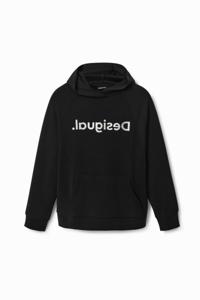 Basic oversized sweatshirt - BLACK - XS