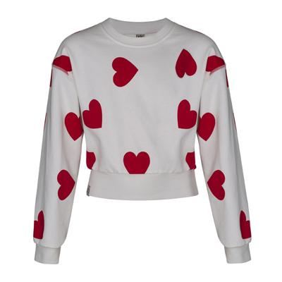 KIEstone winter sweater meisjes - rood - Marieke