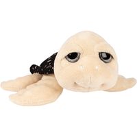 Suki Gifts pluche zeeschildpad Jules knuffeldier - cute eyes - beige - 24 cm   - - thumbnail