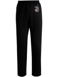 Bally pantalon de jogging droit à logo imprimé - Noir