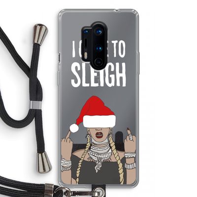 Came To Sleigh: OnePlus 8 Pro Transparant Hoesje met koord