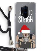Came To Sleigh: OnePlus 8 Pro Transparant Hoesje met koord Came To Sleigh: OnePlus 8 Pro Transparant Hoesje met koord