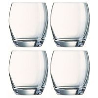 Whisky tumbler glazen - 12x - Malea serie - transparant - 300 ml