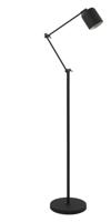 Light & Living Vloerlamp 'Rijeka' 150cm, kleur Mat Zwart