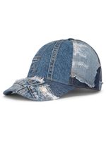 Dolce & Gabbana casquette en jean à design patchwork - Bleu - thumbnail