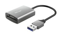 Trust Dalyx geheugenkaartlezer USB 3.2 Gen 1 (3.1 Gen 1) Aluminium - thumbnail