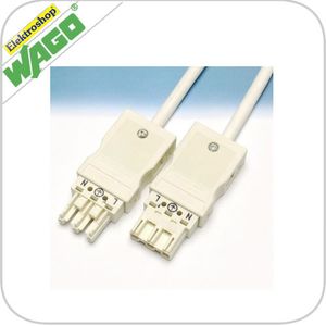 Wago Koppelkabel male-fem 7m 3x1.5 wit 771 9993 006 702