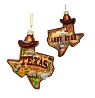 Kurt S. Alder Texas Glazen Kersthanger Kurt S. Alder Texas Glazen Kersthanger