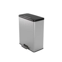 Curver deco bin duo 26l+26l zilver