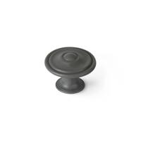 Deurknop Rei Grijs Metaal Ø 35 x 26 mm 4 Onderdelen