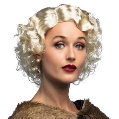 Boland Marilyn Monroe Pruik - blond - krullen - carnaval - hollywood Boland Marilyn Monroe Pruik - blond - krullen - carnaval - hollywood