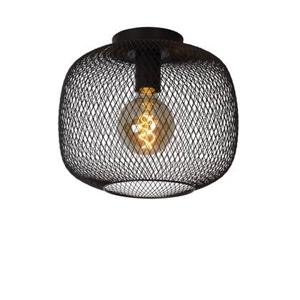 Lucide MESH - Plafonnière - Ø 30 cm - 1xE27 - Zwart