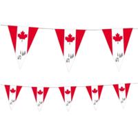 Canada vlaggenlijn - 3,5 meter - papier - decoratie slinger - Feestartikelen/versiering