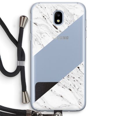Biggest stripe: Samsung Galaxy J5 (2017) Transparant Hoesje met koord
