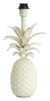 Light & Living Tafellamp 'Pineapple' 37cm, kleur Crème (excl. kap)