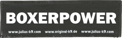 Julius-K9 label - Boxerpower