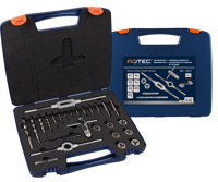 Rotec Handtappen- | Snijplaten- en borenset | 26-dlg. | M3-M12 - 900.2026