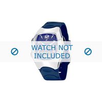 Horlogeband Calypso K5328 / K5328G / K5328H Kunststof/Plastic Blauw 22mm