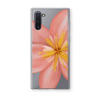 Pink Ellila Flower: Samsung Galaxy Note 10 Transparant Hoesje