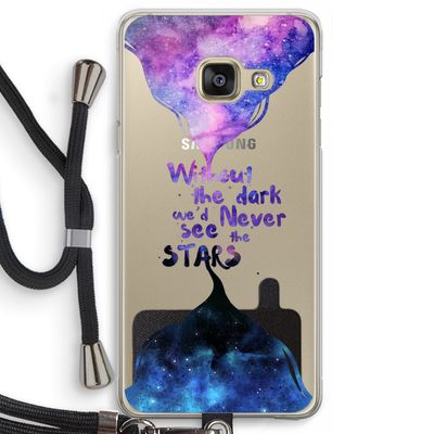 Stars quote: Samsung Galaxy A3 (2016) Transparant Hoesje met koord