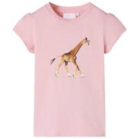 VidaXL Kindershirt 116 lichtroze
