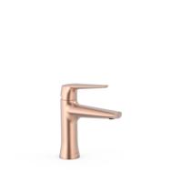 Wastafelmengkraan Tres Fuji met Waterbesparing 17.4 cm Mat Rose Gold Tres Wastafelmengkraan Tres Fuji met Waterbesparing 17.4 cm Mat Rose Gold Tres