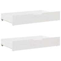 VidaXL Bedlades 2 st 95x55x17 cm massief grenenhout