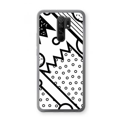Pop Art #4: Xiaomi Redmi 9 Transparant Hoesje