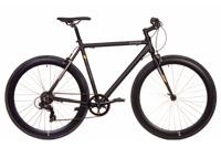 Crest Estate 7 Fixie Fiets - Matzwart
