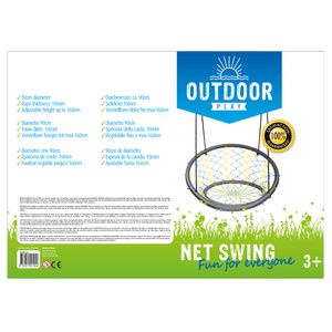 OUTDOOR PLAY Nestschommel met net 90 cm