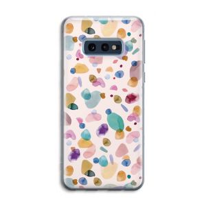 Terrazzo Memphis Pink: Samsung Galaxy S10e Transparant Hoesje