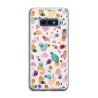 Terrazzo Memphis Pink: Samsung Galaxy S10e Transparant Hoesje Terrazzo Memphis Pink: Samsung Galaxy S10e Transparant Hoesje