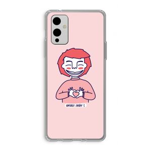 Hartje: OnePlus 9 Transparant Hoesje