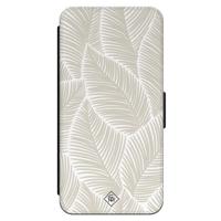 iPhone 15 Pro flipcase - Palm leaves beige