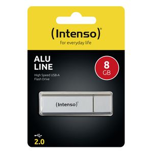 Intenso Alu Line USB flash drive 8 GB USB Type-A 2.0 Zilver