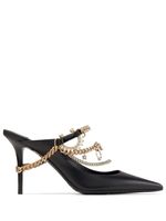 Jimmy Choo x Jean Paul Gaultier mules Bing 90 mm - Noir