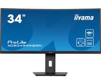 iiyama ProLite XCB3494WQSN-B5 LED display 86,4 cm (34") 3440 x 1440 Pixels UltraWide Quad HD Zwart - thumbnail