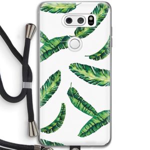 Lange bladeren: LG V30 Transparant Hoesje met koord
