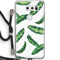 Lange bladeren: LG V30 Transparant Hoesje met koord